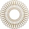 Ekena Millwork Cornelius Wood Fretwork Pierced Ceiling Medallion, Birch, 40"OD x 14 7/8"ID x 1/4"T CMWP40X0250CRBI - alternate 1